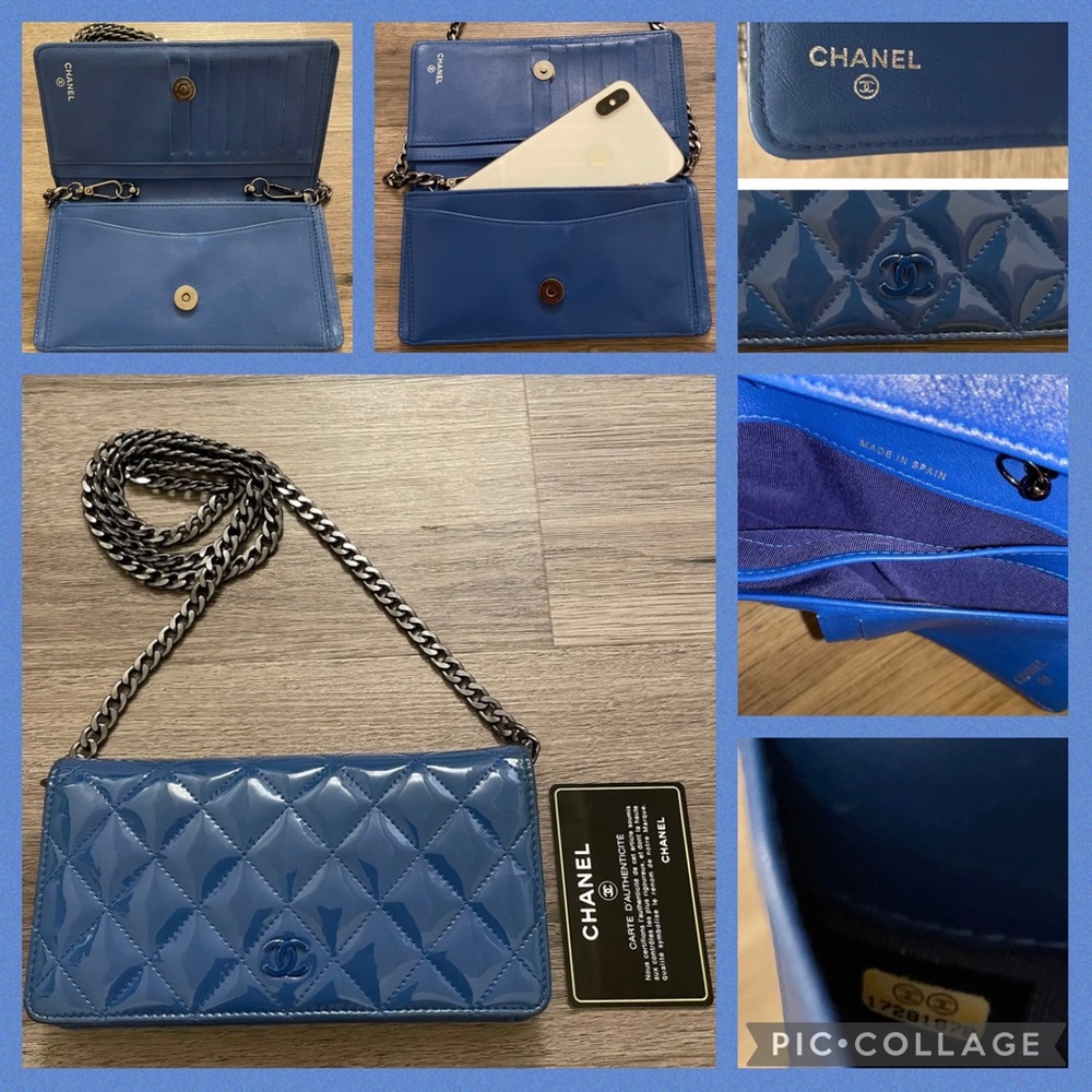 New Clearance! 🤯 Gorgeous Pretty 😍 Authentic Chanel wallet crossbody - Picture 12 of 12